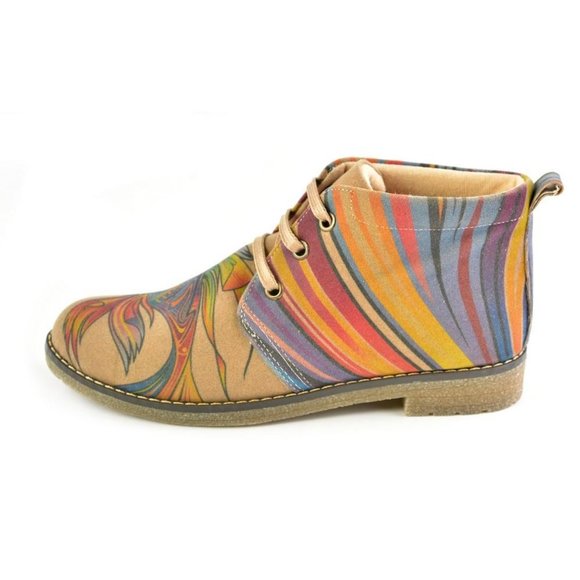 Colorful Fish Ankle Boots - Goby Shoes - Picture 6 of 7